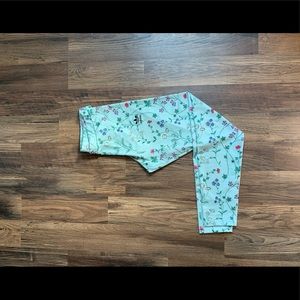 Adidas original floral leggings, size large